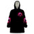 Rose Skull Wearable Blanket Hoodie I Hold A Beast An Angel And A Crazy Lady In Me