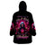 Rose Skull Wearable Blanket Hoodie I Hold A Beast An Angel And A Crazy Lady In Me