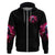 Rose Skull Zip Hoodie I Hold A Beast An Angel And A Crazy Lady In Me