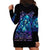 Flame Skull Hoodie Dress If You Kick Me When I'm Down You Better Pray I Don't Get Up - Wonder Print Shop