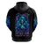 Flame Skull Zip Hoodie If You Kick Me When I'm Down You Better Pray I Don't Get Up