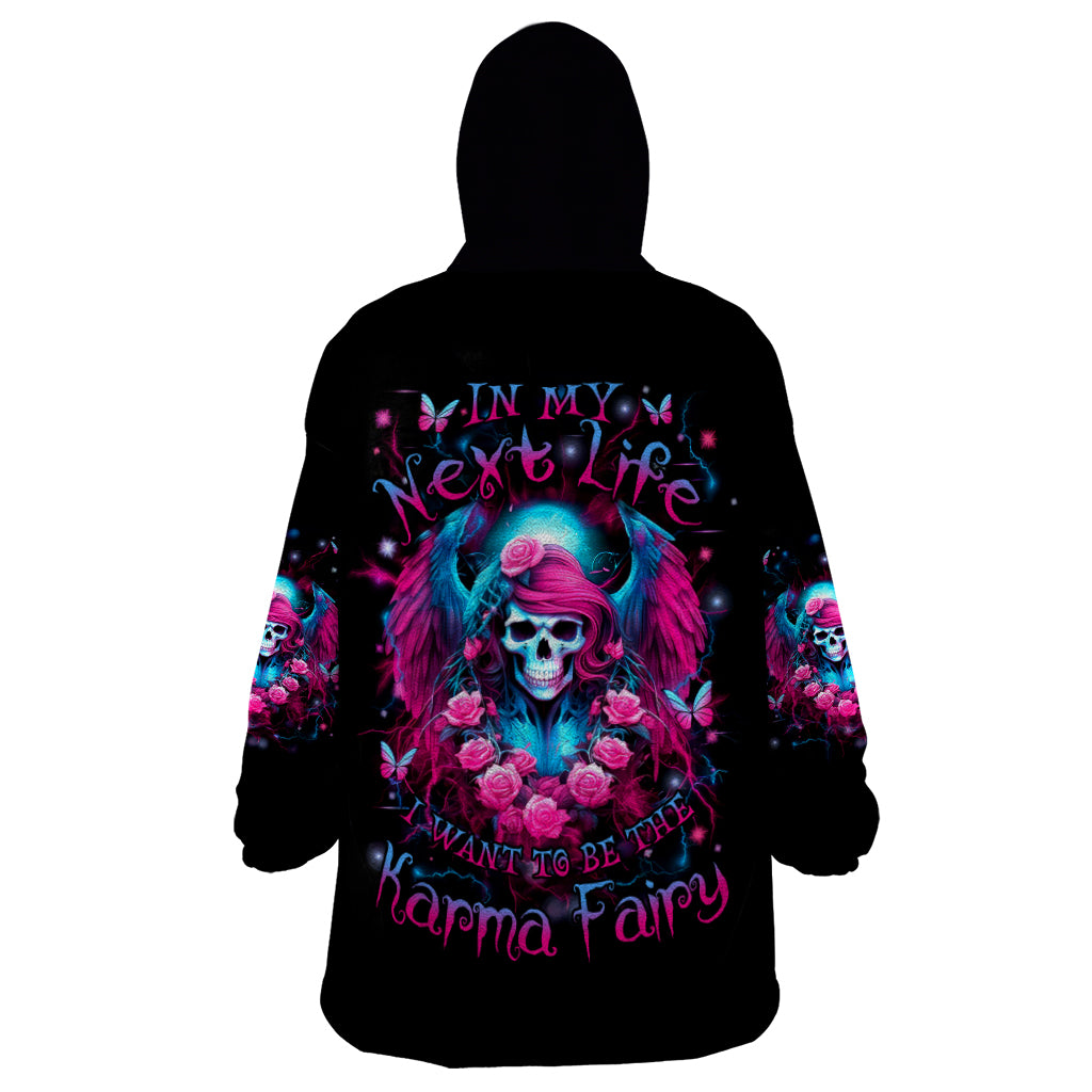 Witch Skull Wearable Blanket Hoodie Buckle Up Buttercup You Just Flipped My Bitch Switch