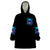 Witch Skull Wearable Blanket Hoodie I'm A Good Person But Don't Give Me A Reason To Show My Evel Side