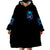 Witch Skull Wearable Blanket Hoodie I'm A Good Person But Don't Give Me A Reason To Show My Evel Side