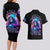 Lady Skull Couples Matching Long Sleeve Bodycon Dress and Hawaiian Shirt The Good Girl In Me Got Tired Of The Bullshit - Wonder Print Shop