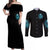 Irsh Girl Skull Couples Matching Off Shoulder Maxi Dress and Long Sleeve Button Shirt Drink Up Bitch - Wonder Print Shop