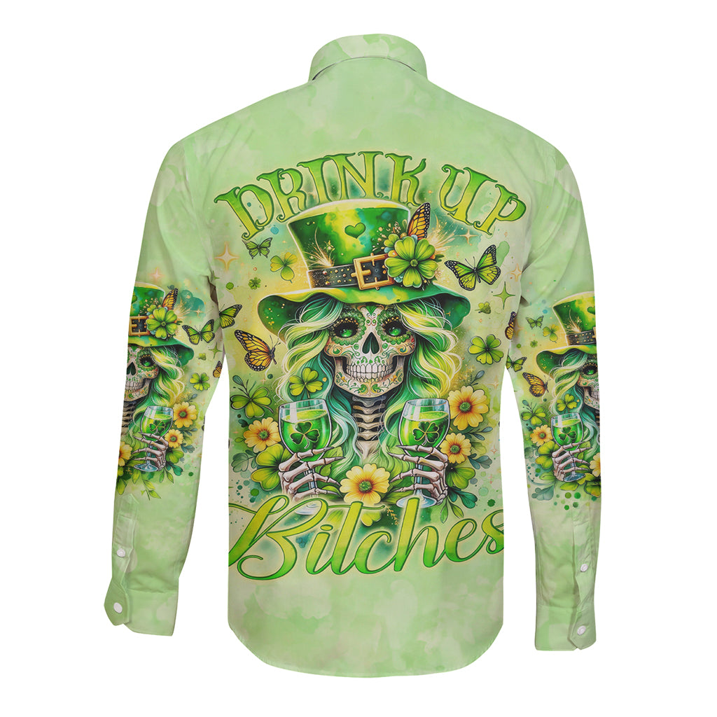 Thunder Skull Long Sleeve Button Shirt I'm Not Anti Social I'm Just Not User Friendly - Wonder Print Shop