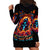 Flame Skull Hoodie Dress Heaven Don't Want Me And Hell's Afraid I'll Take Over