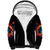 Flame Skull Sherpa Hoodie Heaven Don't Want Me And Hell's Afraid I'll Take Over