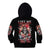 Rose Skull Kid Hoodie Like Me Or Not I Don't Give A Flying Fuck - Wonder Print Shop