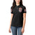 Rose Skull Women Polo Shirt Like Me Or Not I Don't Give A Flying Fuck