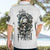 Black Skull Hawaiian Shirt Hello Darkness My Old Friend - Wonder Print Shop