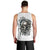 Black Skull Men Tank Top Hello Darkness My Old Friend - Wonder Print Shop