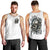 Black Skull Men Tank Top Hello Darkness My Old Friend - Wonder Print Shop