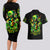 Irish Skull Couples Matching Long Sleeve Bodycon Dress and Hawaiian Shirt Let The Shenanigans Begin - Wonder Print Shop