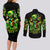 Irish Skull Couples Matching Long Sleeve Bodycon Dress and Long Sleeve Button Shirt Let The Shenanigans Begin - Wonder Print Shop