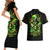 Irish Skull Couples Matching Short Sleeve Bodycon Dress and Hawaiian Shirt Let The Shenanigans Begin - Wonder Print Shop