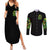 Irish Skull Couples Matching Summer Maxi Dress and Long Sleeve Button Shirt Let The Shenanigans Begin - Wonder Print Shop