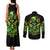 Irish Skull Couples Matching Tank Maxi Dress and Long Sleeve Button Shirt Let The Shenanigans Begin - Wonder Print Shop