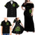 Irish Skull Family Matching Off Shoulder Maxi Dress and Hawaiian Shirt Let The Shenanigans Begin - Wonder Print Shop