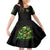 Irish Skull Family Matching Short Sleeve Bodycon Dress and Hawaiian Shirt Let The Shenanigans Begin - Wonder Print Shop