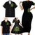 Irish Skull Family Matching Short Sleeve Bodycon Dress and Hawaiian Shirt Let The Shenanigans Begin - Wonder Print Shop