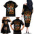 Fairy Skull Family Matching Off The Shoulder Long Sleeve Dress and Hawaiian Shirt Don't Fuck With Me I Fuck Back - Wonder Print Shop