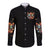 Fairy Skull Long Sleeve Button Shirt Don't Fuck With Me I Fuck Back - Wonder Print Shop