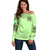 Irish Skull Off Shoulder Sweater Let The Shenanigans Begin - Wonder Print Shop