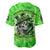 Irish Skull Baseball Jersey Shamrock And Roll - Wonder Print Shop