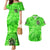 Irish Skull Couples Matching Mermaid Dress and Hawaiian Shirt Shamrock And Roll - Wonder Print Shop