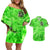 Irish Skull Couples Matching Off Shoulder Short Dress and Hawaiian Shirt Shamrock And Roll - Wonder Print Shop