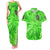 Irish Skull Couples Matching Tank Maxi Dress and Hawaiian Shirt Shamrock And Roll - Wonder Print Shop