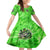 Irish Skull Family Matching Long Sleeve Bodycon Dress and Hawaiian Shirt Shamrock And Roll - Wonder Print Shop