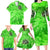 Irish Skull Family Matching Long Sleeve Bodycon Dress and Hawaiian Shirt Shamrock And Roll - Wonder Print Shop