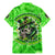 Irish Skull Family Matching Mermaid Dress and Hawaiian Shirt Shamrock And Roll - Wonder Print Shop