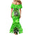 Irish Skull Family Matching Mermaid Dress and Hawaiian Shirt Shamrock And Roll - Wonder Print Shop