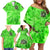 Irish Skull Family Matching Off Shoulder Short Dress and Hawaiian Shirt Shamrock And Roll - Wonder Print Shop