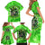 Irish Skull Family Matching Short Sleeve Bodycon Dress and Hawaiian Shirt Shamrock And Roll - Wonder Print Shop