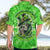 Irish Skull Hawaiian Shirt Shamrock And Roll - Wonder Print Shop