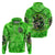 Irish Skull Hoodie Shamrock And Roll - Wonder Print Shop