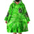 Irish Skull Wearable Blanket Hoodie Shamrock And Roll