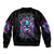 Rose Skull Bomber Jacket The Good Girl In Me Got Tired Of The Bullshit So The Bitch In Me Came Out To Play - Wonder Print Shop