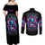 Rose Skull Couples Matching Off Shoulder Maxi Dress and Long Sleeve Button Shirt The Good Girl In Me Got Tired Of The Bullshit So The Bitch In Me Came Out To Play - Wonder Print Shop