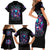 Rose Skull Family Matching Short Sleeve Bodycon Dress and Hawaiian Shirt The Good Girl In Me Got Tired Of The Bullshit So The Bitch In Me Came Out To Play - Wonder Print Shop