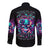 Rose Skull Long Sleeve Button Shirt The Good Girl In Me Got Tired Of The Bullshit So The Bitch In Me Came Out To Play - Wonder Print Shop