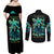 Witch Skull Couples Matching Off Shoulder Maxi Dress and Long Sleeve Button Shirt The Good Girl In Me Got Tired Of The Bullshit So The Bitch In Me Came Out To Play - Wonder Print Shop