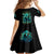 Witch Skull Family Matching Off Shoulder Short Dress and Hawaiian Shirt The Good Girl In Me Got Tired Of The Bullshit So The Bitch In Me Came Out To Play - Wonder Print Shop