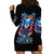 Wolf Skull Hoodie Dress Your First Mistake Was Thinking I was One Of The Sheep - Wonder Print Shop