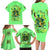 Irish Skull Family Matching Long Sleeve Bodycon Dress and Hawaiian Shirt I'm Not Anti Social I'm Just Not User Friendly - Wonder Print Shop